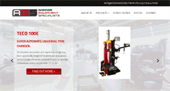 Desktop Screenshot of agsgarageequipment.co.uk